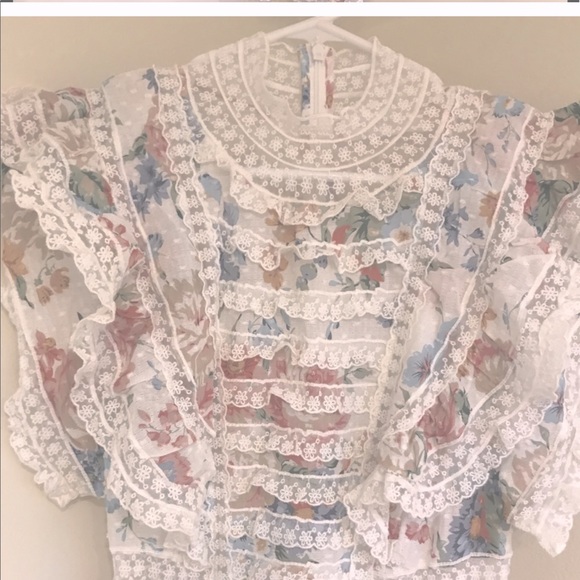 Nwot Zimmermann Bowie cotton lace dress - Picture 6 of 12